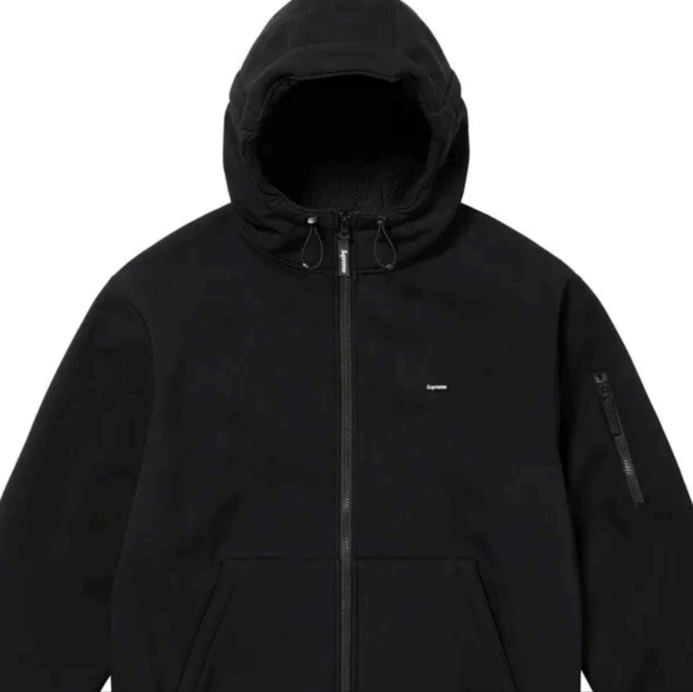 Supreme WINDSTOPPER® Zip Up Hooded Sweatshirt Black - Small  SOLD